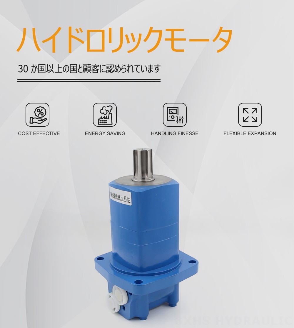BM5サイクロイド油圧モータ 80 cc/r 75 Lpm 油圧モータ